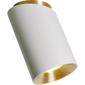 DCW Tobo C85 Diag Lampe de Plafond Blanc/ Laiton