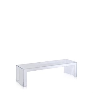 Kartell Table d'Appoint Invisible H31.5 Cristal