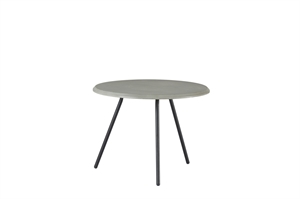 Woud Table Basse Soround Béton/Noir Ø60 H39.5