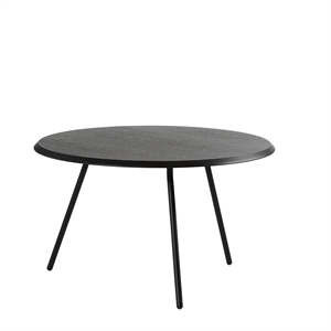 Woud Table Basse Soround Frêne Noir Ø75 H44