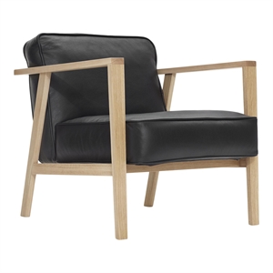 Andersen Furniture LC1 Fauteuil Chêne/Cuir Noir