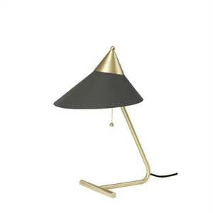 Warm Nordic Brass Top Lampe à Poser Gris Anthracite