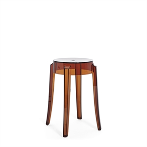 Kartell Charles Ghost Tabouret H45 Ambre
