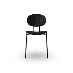 Sibast Furniture Piet Hein Chaise de Salle à Manger Noire En Chêne Noir