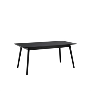 FDB Furniture C35B Table de Salle à Manger 160 cm Chêne Noir