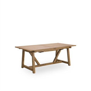 Sika-Design Lucas Table de Salle à Manger 200x100 cm Teck