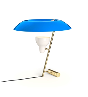 Astep Model 548 Lampe à Poser Laiton/Bleu
