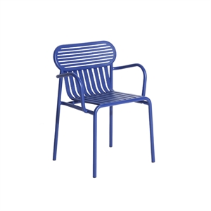Petite Friture WEEK-END Chaise avec Accoudoirs Bleu