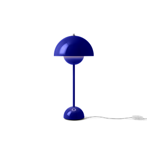 &Tradition Flowerpot VP3 Lampe à Poser Bleu Cobalt