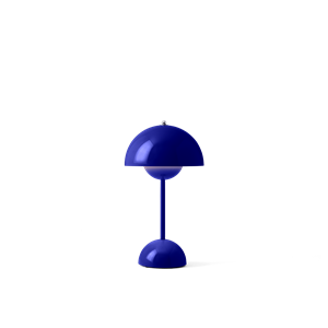 &Tradition Flowerpot VP9 Lampe à Poser Portable Bleu Cobalt