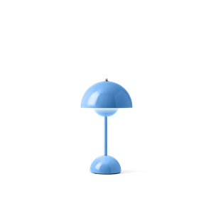 &Tradition Flowerpot VP9 Lampe à Poser Portable Bleu Piscine