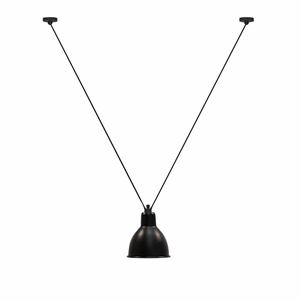 Lampe Gras N323 XL Suspension Noir Mat Round
