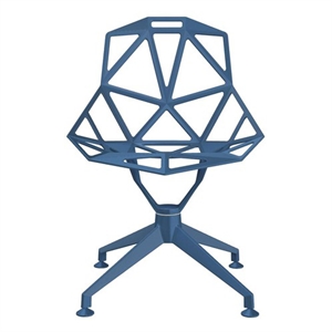 Magis Chair One 4 Star Chaise de Salle à Manger Adapta Bleu