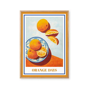 Affiche Peléton Orange Days 50x70