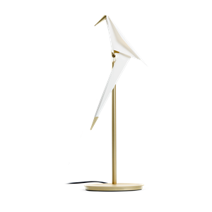 Moooi Perch Light Lampe à Poser Laiton/Blanc