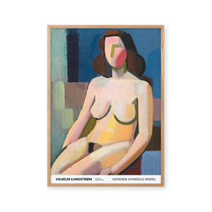 Affiche Peléton Modèle Féminin Assis, 1942 70x100