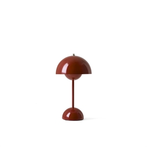 &Tradition Flowerpot VP9 Lampe à Poser Portable Rouge Brun