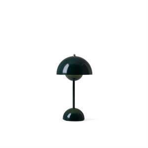 &Tradition Flowerpot VP9 Lampe à Poser Portable Vert Foncé