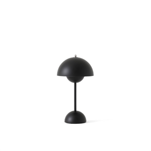 &Tradition Flowerpot VP9 Lampe à Poser Portable Noir Mat