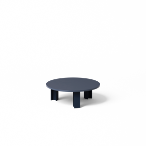 +Halle HEB 04 Table Basse Ø90xH30 Bleu Foncé