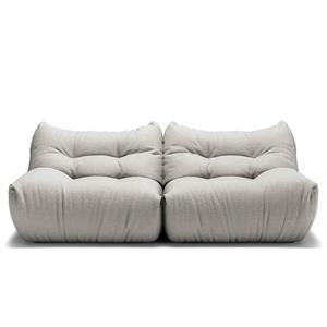 Canapé 2 Personnes Decotique MONO Blanc Vapeur