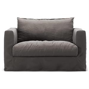 Fauteuil Love Seat Decotique Le Grand Air Nou en Granit Fumé