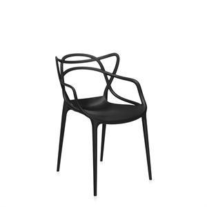 Chaise de Jardin Kartell MASTERS 4 Pièces Noir