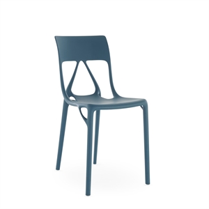 Kartell AI LITE Chaise de Salle à Manger Pétrole