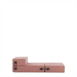 Kartell TRIX LIBERTY OBI CHECK Matelas/Canapé D'extérieur Rouille