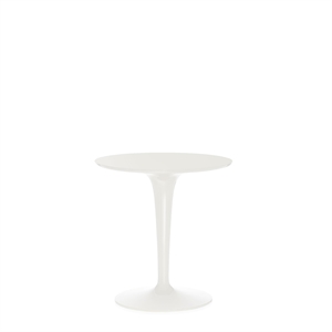 Kartell TIPTOP MONO Table D'appoint Blanc Brillant