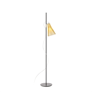 Lampadaire Kartell K-LUX Jaune Paille/ Noir