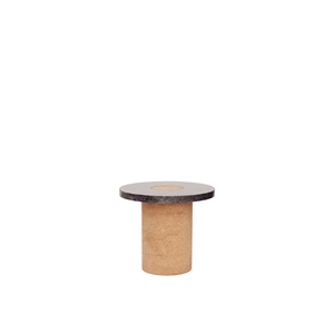 Petite Table D'appoint/table Petit Frama Sintra en Marbre Noir /liège