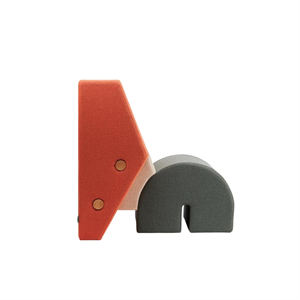 Veuillez Patienter pour Être Assis Fauteuil Keystone Pêche/ Blanc Cassé/ Gris
