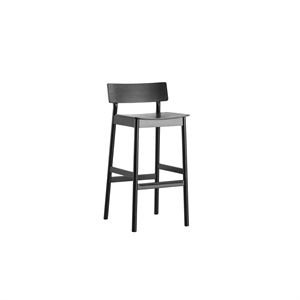 Woud Tabouret de Bar Pause 2.0 Haut en Frêne Noir