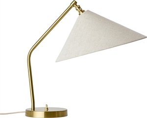 Gubi Gräshoppa Lampe à poser Laiton/ Toile