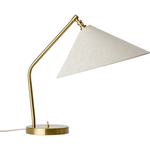 Gubi Gräshoppa Lampe à Poser Laiton/ Toile