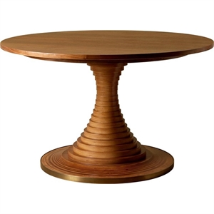 Table à Manger Gubi Tavolo A Dischi Ø150 Noyer américain/Haute Brillance