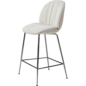 Tabouret de Bar Souple Gubi Beetle H67 Chrome Noir/ Reales 001