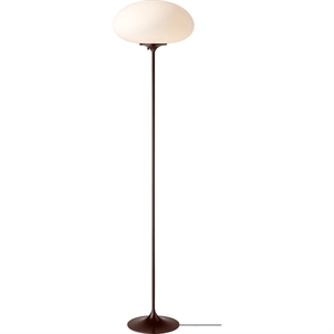 Lampadaire Gubi Stemlite H150 Noir/Opale