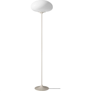 Lampadaire Gubi Stemlite H150 Gris galet/Opale
