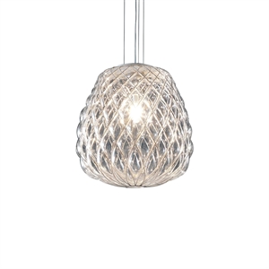 FontanaArte Suspension Pomme de Pin Grand Transparent/ Chrome
