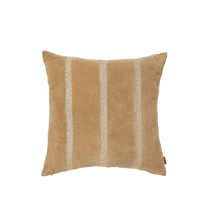 Ferm Living Coussin Rayé Senti Sable Sable/ Lin