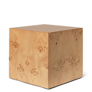 Ferm Living Table d'Appoint Burl Cube Naturel