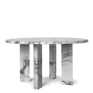 Ferm Living Table Basse Taula Blanc/ Charbon