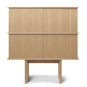 Ferm Living Buffet sur Pilotis Double Chêne Naturel