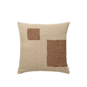 Coussin Ferm Living Oleo 50x50 Naturel/Algue Sucrée