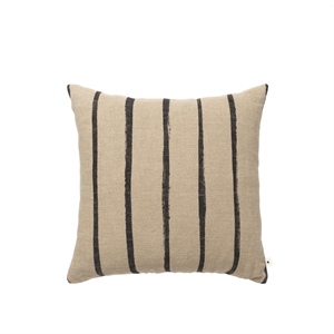 Coussin Ferm Living Oleo 50x50 Naturel/ Noir