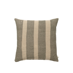 Housse de Coussin Ferm Living Oleo 50x50 Vert thé/Naturel