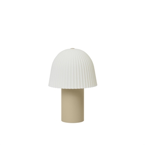 Lampe portable Frill de Ferm Living en cachemire/ Blanc