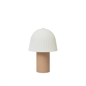 Lampe portable Frill de Ferm Living Rose/ Blanc